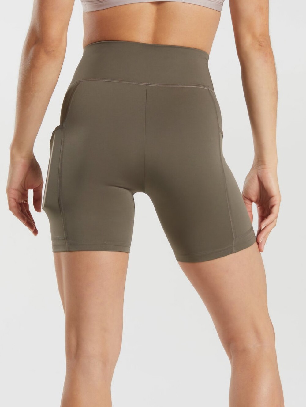 Gymshark | Pocket Shorts High Waisted Stretch Athleisure Workout Womens Small - Picture 6 of 6